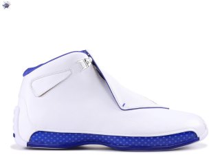 Meilleures Air Jordan 18 Retro Blanc Bleu (aa2494-106)