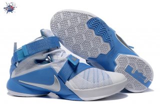 Meilleures Nike Lebron Soldier IX 9 Bleu Blanc