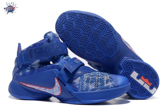 Meilleures Nike Lebron Soldier IX 9 "Freegums" Bleu