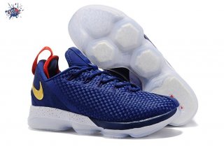 Meilleures Nike Lebron XIV 14 Low Marine Or
