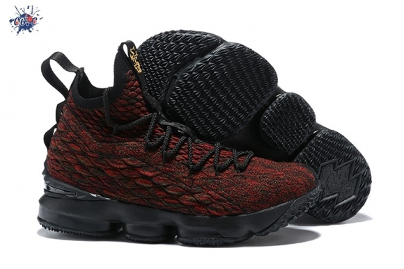 Meilleures Nike Lebron XV 15 Black Red Multcolor