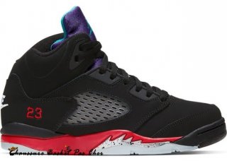 Air Jordan 5 Retro Top 3 (Ps) Rouge Noir (CZ2990-001)